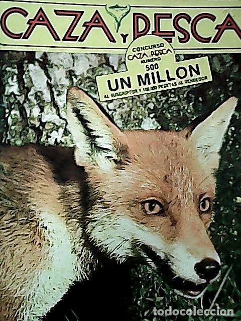 Libros: Caza y pesca. Revista mensual. N&ordm; 500. Agosto 1984. - Espa&ntilde;a Paya, Joaquin ( director ) - AA.VV.: