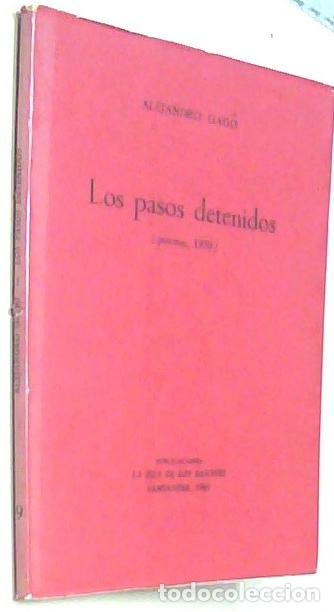 Livros em segunda m&atilde;o: Los pasos detenidos (poemas, 1959) - GAGO, Alejandro:
