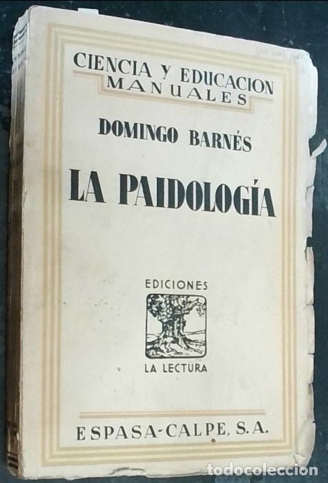 Libros: La paidolog&iacute;a - Barn&eacute;s, Domingo: - Foto 1