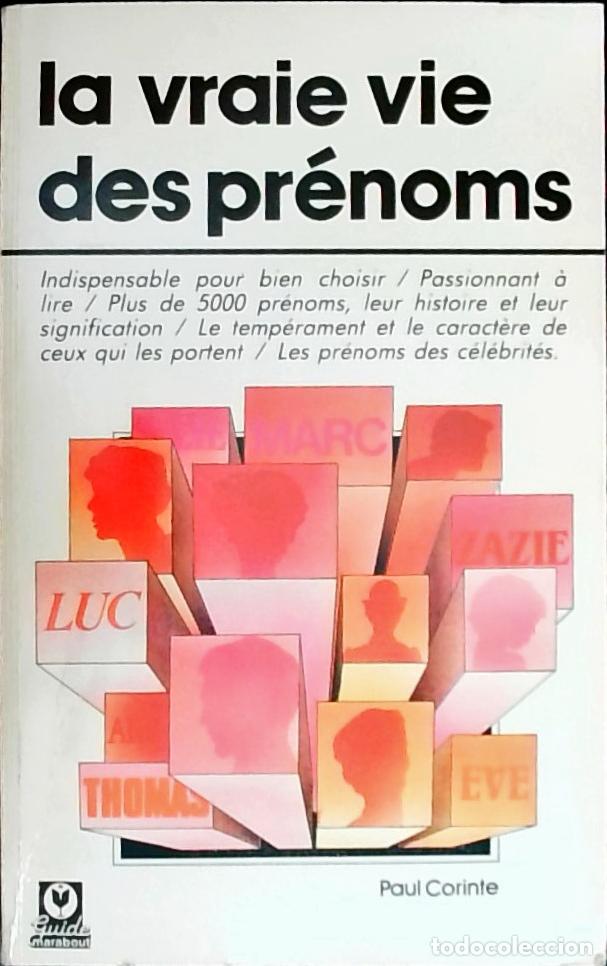 books: La vraie vie des pr&eacute;noms - Corinte, Paul: