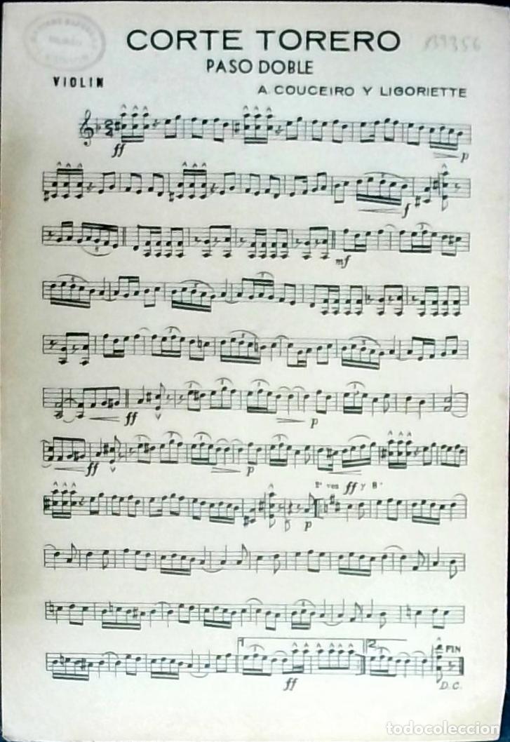 Libros: Corte torero: paso doble, viol&iacute;n - Couceiro y Ligoriette, A.: