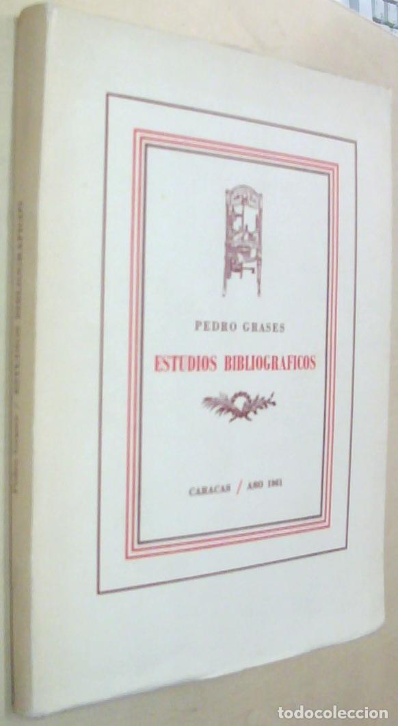 Libros: Estudios bibliogr&aacute;ficos - GRASES, Pedro: - Foto 1