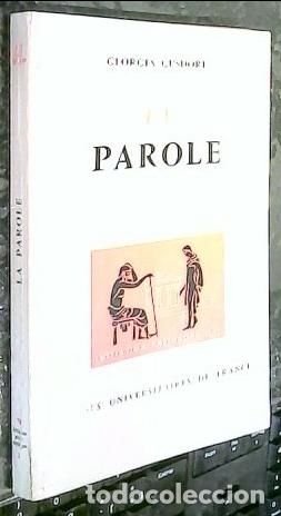 Libros: La Parole - GUSDORF, Geogers: