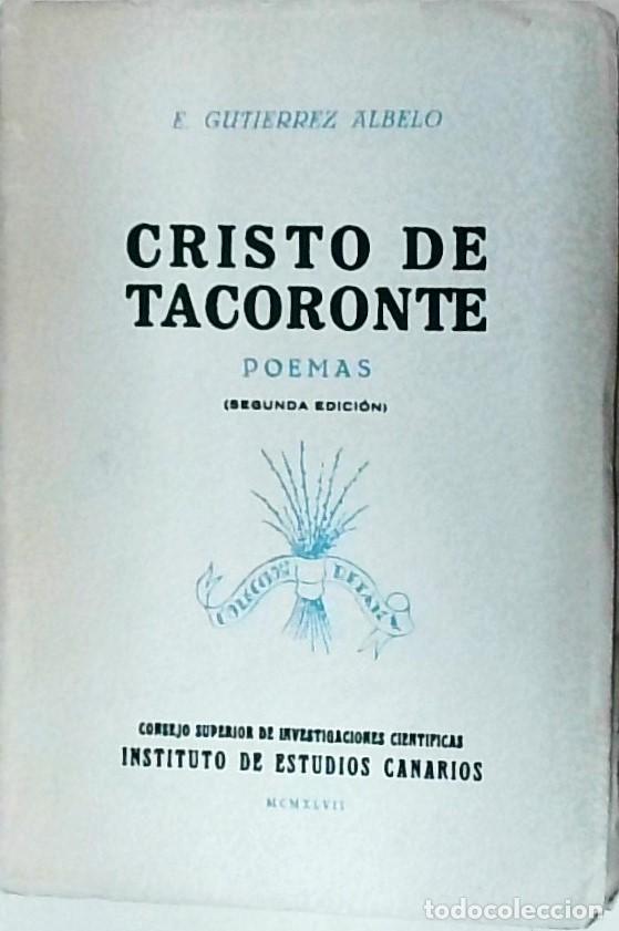 Libri di seconda mano: Cristo de Tocoronte. Poemas (Segunda edici&oacute;n) - GUTIERREZ ALBELO, E.:
