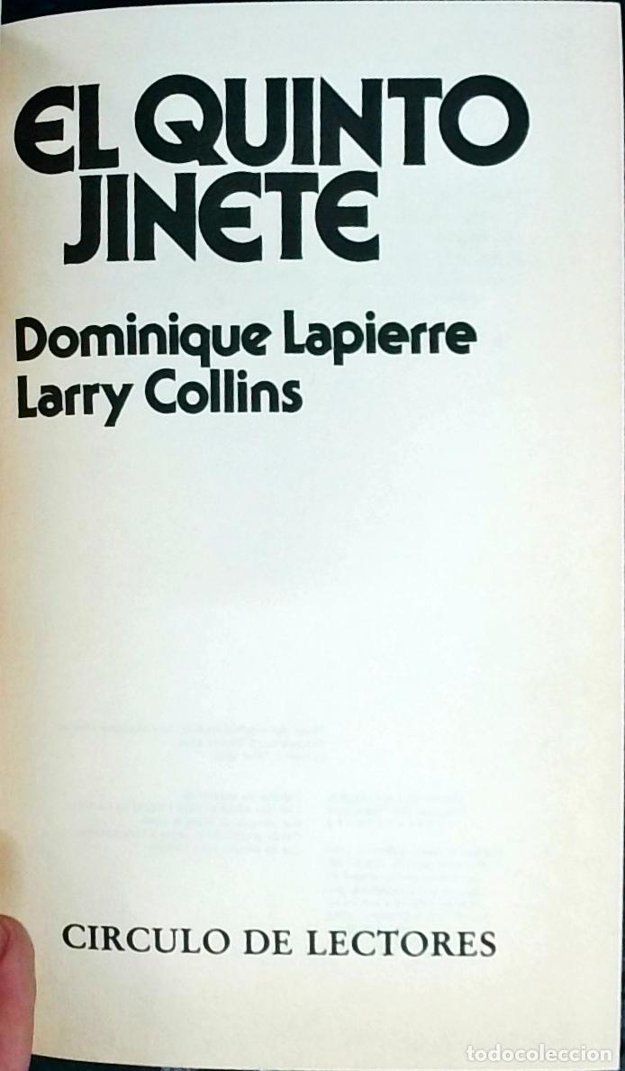 Libros: El quinto jinete - Lapierre, Dominique Collins: - Foto 1