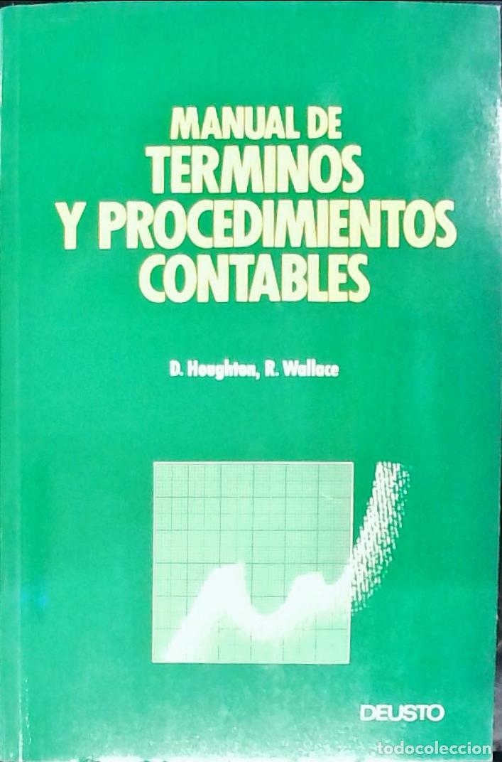 Livros em segunda m&atilde;o: Manual de t&eacute;rminos y procedimientos contables - Houghton, Diane y Wallace, R.: