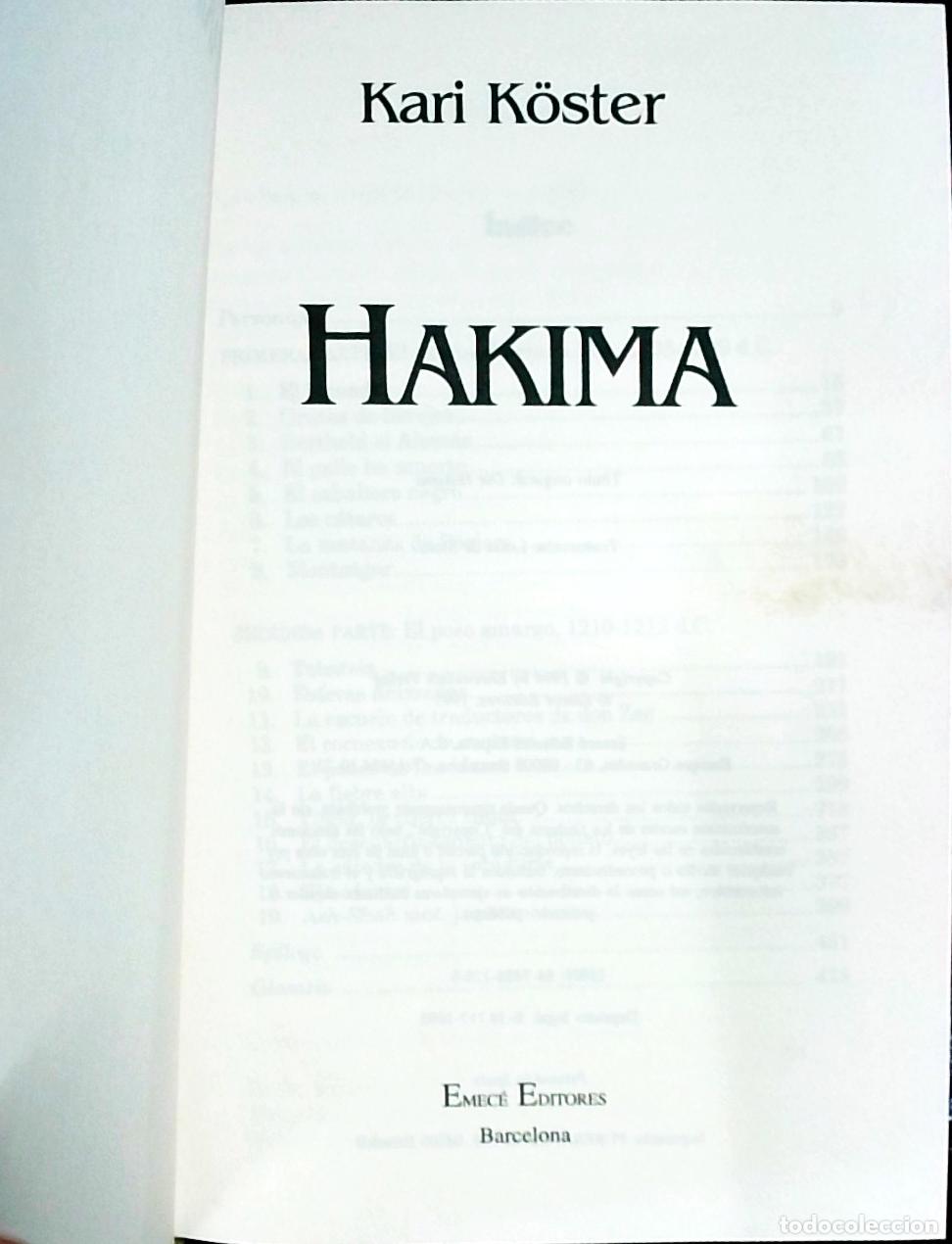 Libros: Hakima - KOSTER, Kari: - Foto 1