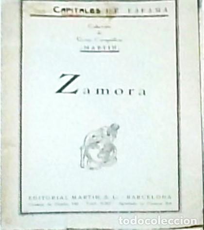 Libri di seconda mano: Zamora. Plano revisado por el Ayuntamiento. Colecci&oacute;n de Cartas Coreogr&aacute;ficas Mart&iacute;n. Capitales de E