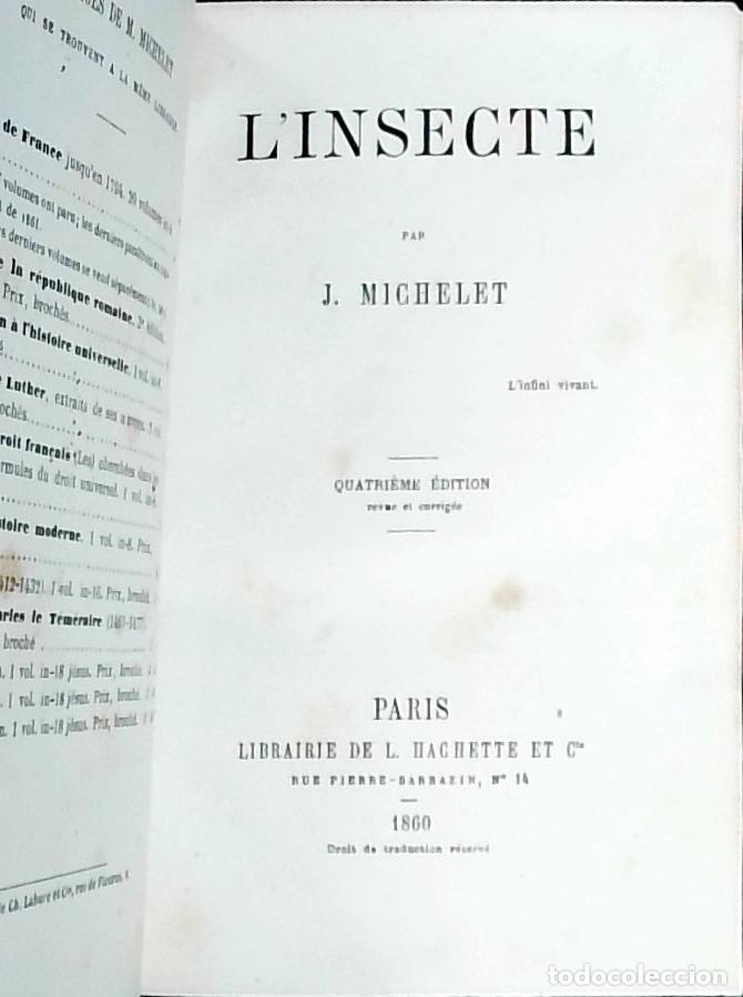 Libros: L Insecte - Michelet, J. : - Foto 1