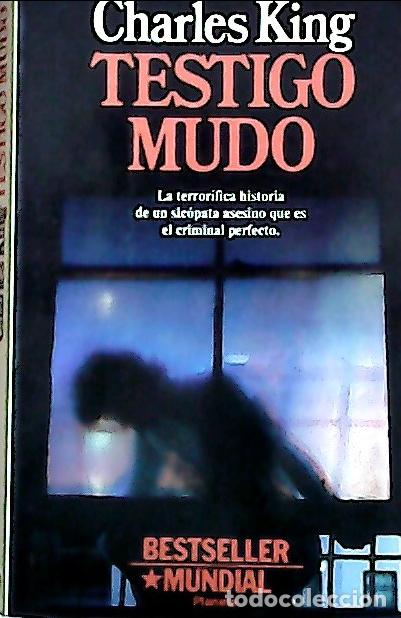 Libros: Testigo mudo - King, Charles : - Foto 1