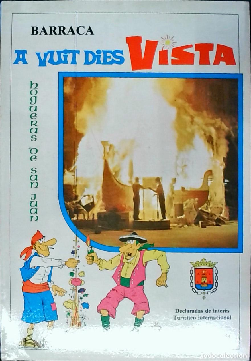 Libros: Barraca a vuit dies vista: Junio 1984. Hogueras de San Juan - PROGRAMA: - Foto 1