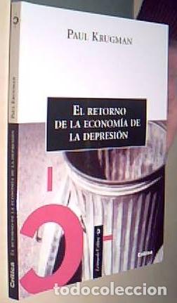 Livros em segunda m&atilde;o: El retorno de la econom&iacute;a de la depresi&oacute;n - KRUGMAN, Paul: