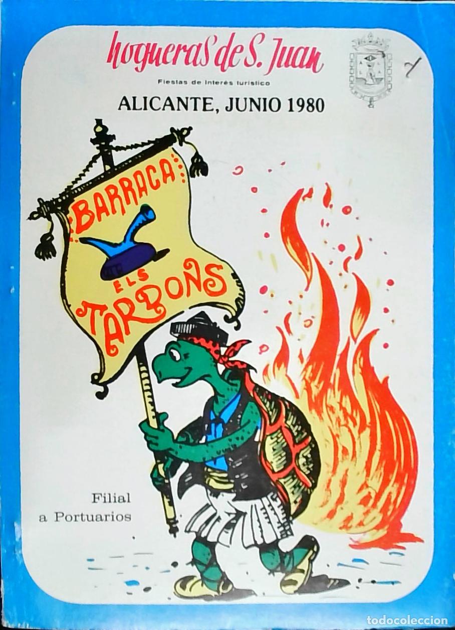 B&uuml;cher: Hogueras de San Juan. Filial a Portuarios: Junio 1980 - PROGRAMA: