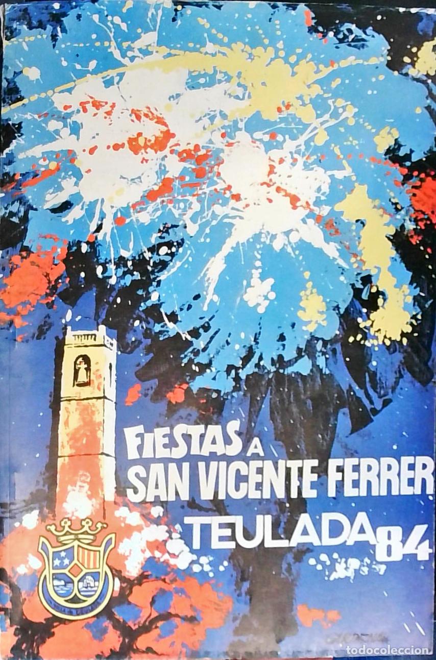 Libros: Fiestas a San Vicente Ferrer: Teulada 1984 - PROGRAMA: