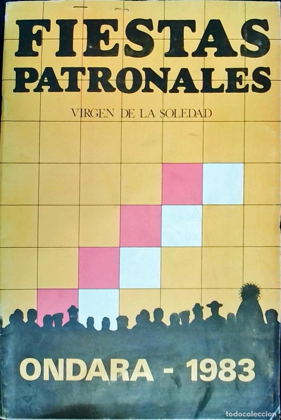 Libri di seconda mano: Fiestas Patronales Virgen de la Soledad. Ondara 1983 - PROGRAMA: