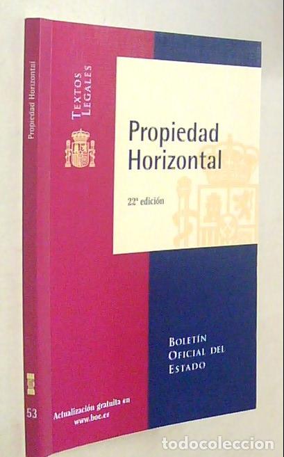 Libros: Propiedad horizontal. 22&ordf; edici&oacute;n - LEGISLACION: - Foto 1