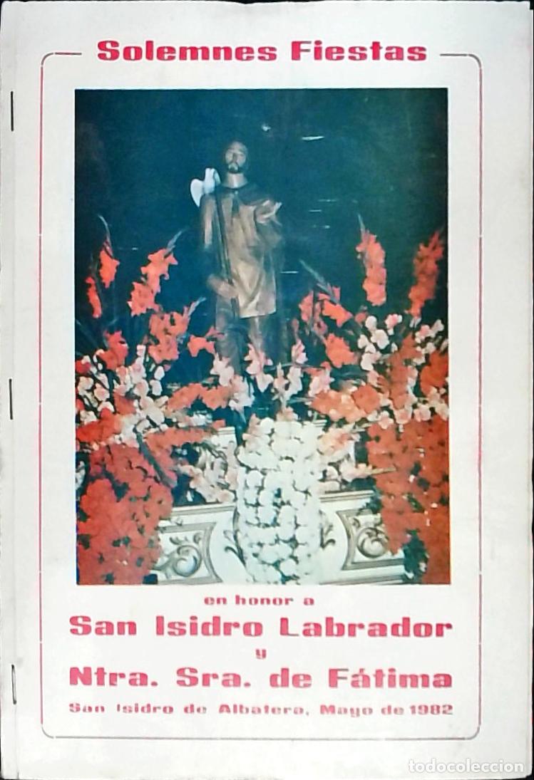 books: Solemenes Fiestas en Honor a San Isidro Labrador y Ntra. Sra. De F&aacute;tima. San Isidro de Albatera: May