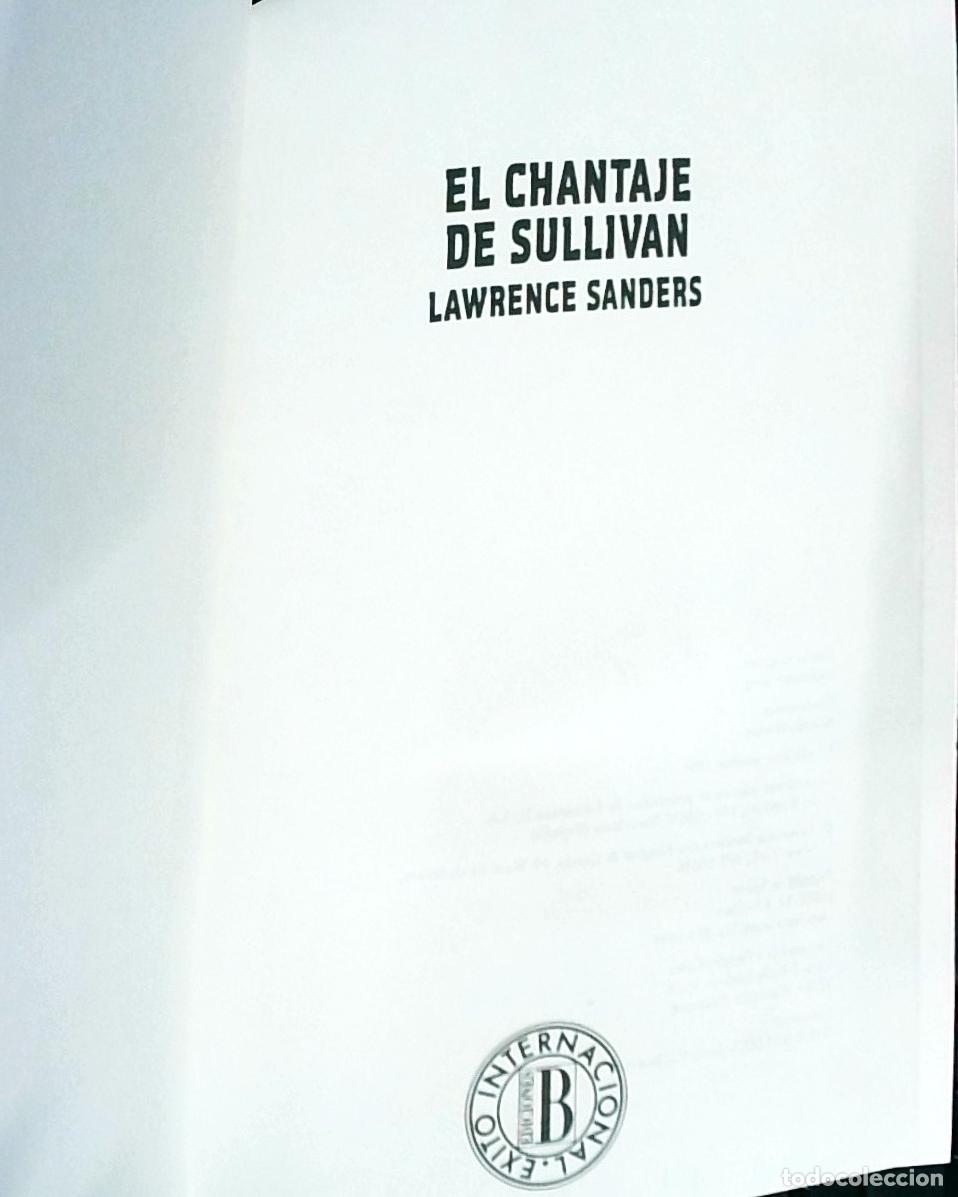Libros: El chantaje de Sullivan - Sanders, Lawrence: - Foto 1