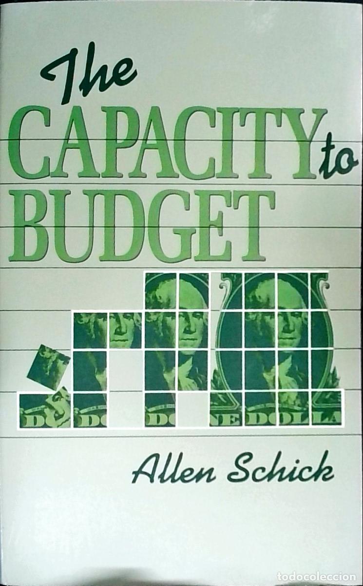 Livros em segunda m&atilde;o: The Capacity to Budget - SCHICK, Allen: