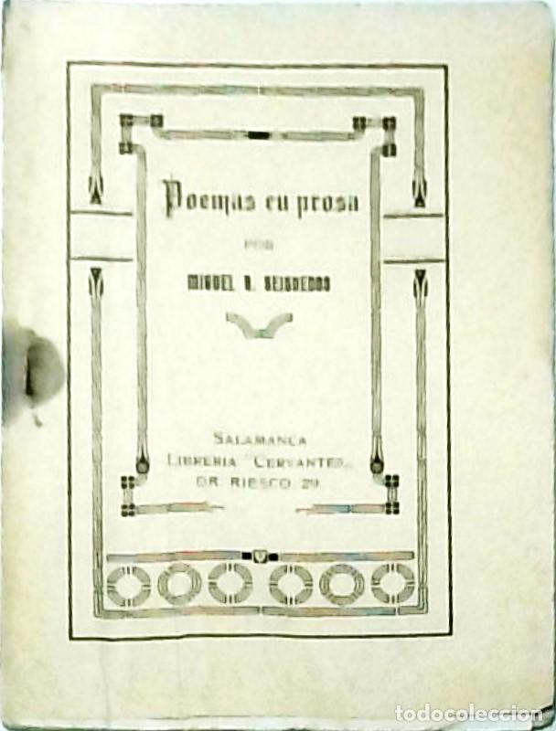 Libros: Poemas en prosa. Con dedicatoria aut&oacute;grafa - RODRIGUEZ SEISDEDOS, Miguel: - Foto 1