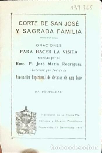 Libros: Corte de San Jos&eacute; y Sagrada Familia: oraciones para hacer la visita - Rodr&iacute;guez, Jos&eacute; Mar&iacute;a: