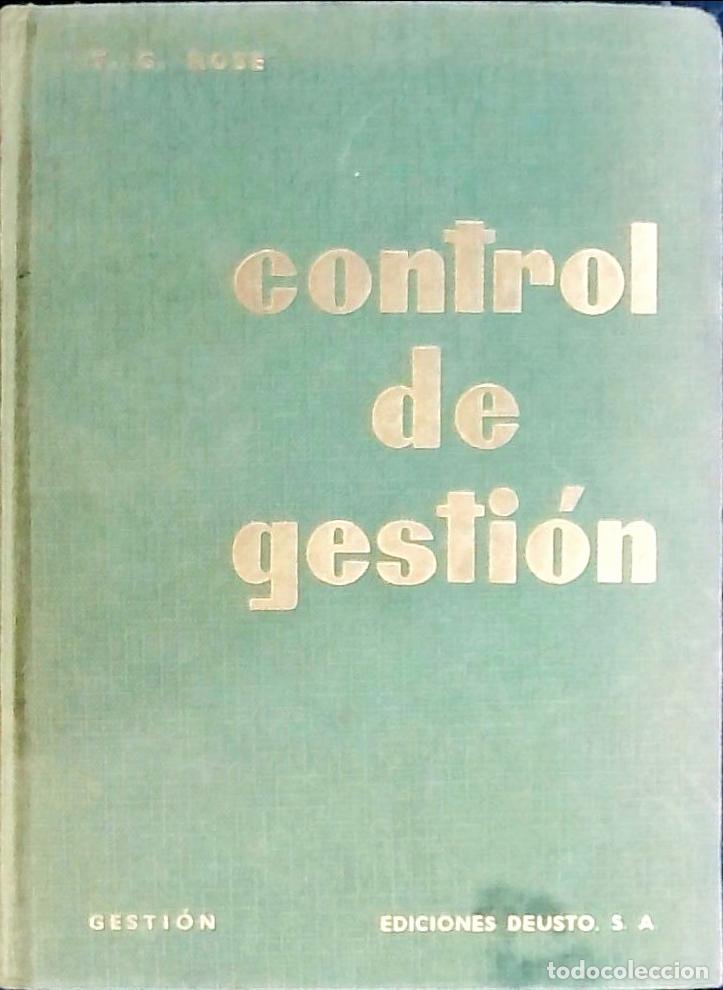 Livros em segunda m&atilde;o: Control de Gesti&oacute;n: higher control in management - Rose, T. G.: