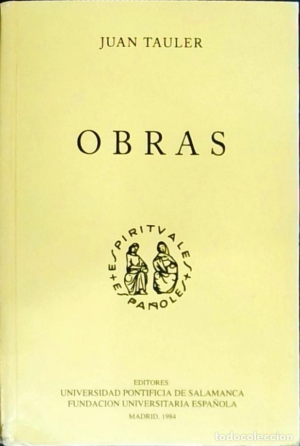 books: Obras - Tauler, Johannes: