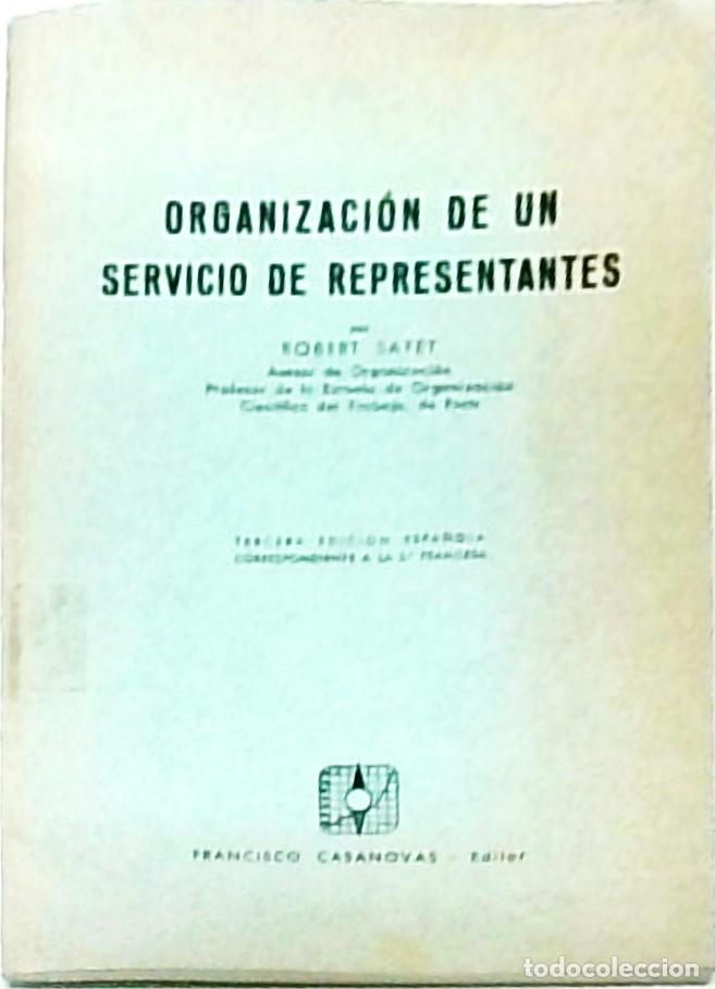 Libros: Organizaci&oacute;n de un servicio de representantes - SATET, Robert: