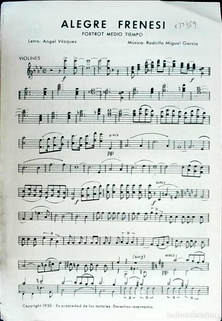 Libri di seconda mano: Alegre frenes&iacute;: foxtrot medio tiempo, violines. R&iacute;as gallegas: foxtrot moderato, violines - V&aacute;zquez,