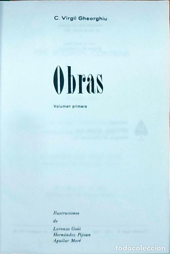 B&uuml;cher: Obras. Volumen 1&ordm;: La hora veinticinco. El hombre que viaj&oacute; solo. El oro de la piel - Virgil Gheorgh