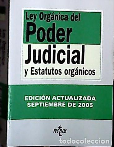 B&uuml;cher: Ley org&aacute;nica del poder judicial y estatutos org&aacute;nicos - Moreno Catena, V&iacute;ctor: