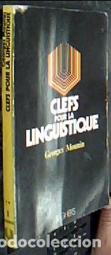 Libros: Clefs pour la linguistique. Edition revue et corrigee - MOUNIN, Georges: