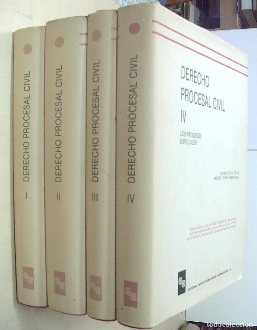books: Derecho procesal civil. 4 TOMOS - OLIVA, Andr&eacute;s de la y FERNANDEZ, Miguel Angel: