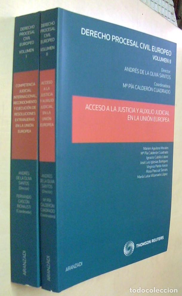 Libros: Derecho procesal civil europeo. 2 tomos - OLIVA SANTOS, Andr&eacute;s de la (Director) / GASCON INCHAUSTI,