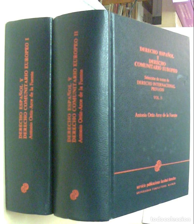 Livres: Derecho espa&ntilde;ol y Derecho comunitario europeo. Selecci&oacute;n de textos de Derecho Internacional privado.