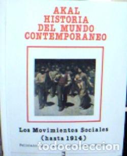 Libros: Los movimientos sociales (hasta 1914) - P&aacute;ez-Camino Arias, Feliciano:
