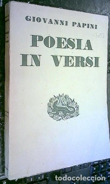 Libri di seconda mano: Poesia in versi. Opera prima pane e vino. Edizione definitiva con aggiunte e correzioni - PAPINI, Gi