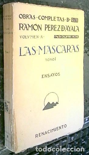 B&uuml;cher: Las m&aacute;scaras. Tomo I, Ensayos - P&Eacute;REZ DE AYALA, Ram&oacute;n: