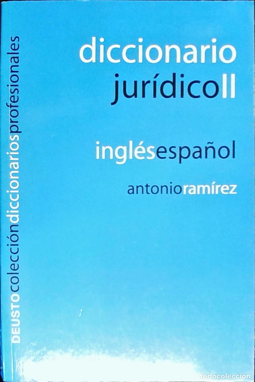 Libri di seconda mano: Diccionario jur&iacute;dico. 2 tomos - Ram&iacute;rez, Antonio: