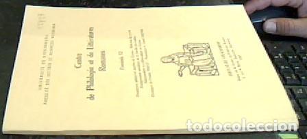 Libros: Centre de Philologie et de Litt&eacute;ratures Romanes. Fascicule 12 - REVISTA: