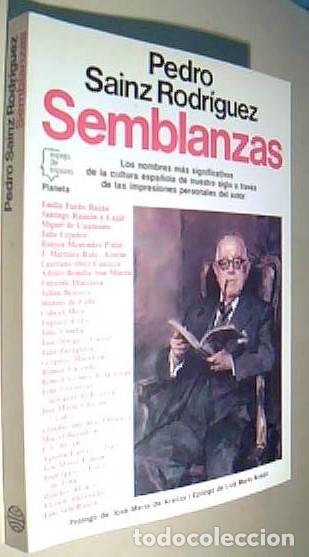 Libros: Seblanzas - SAINZ RODRIGUEZ, Pedro: - Foto 1