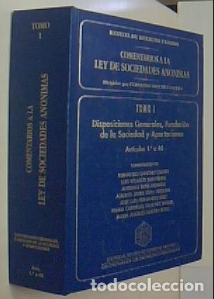 B&uuml;cher: Disposiciones generales, Fundaci&oacute;n de la Sociedad y Aportaciones. Art&iacute;culos 1&ordm; a 46. Comentarios a l