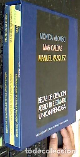 B&uuml;cher: M&oacute;nica Alonso. Mar Caldas. Manuel V&aacute;zquez. Becas de Creaci&oacute;n Art&iacute;sitca en el extranjero Unic&oacute;n Fenos