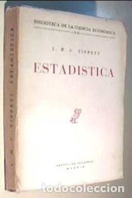 Libros: Estad&iacute;stica - TIPPETT, L.H.C.: - Foto 1