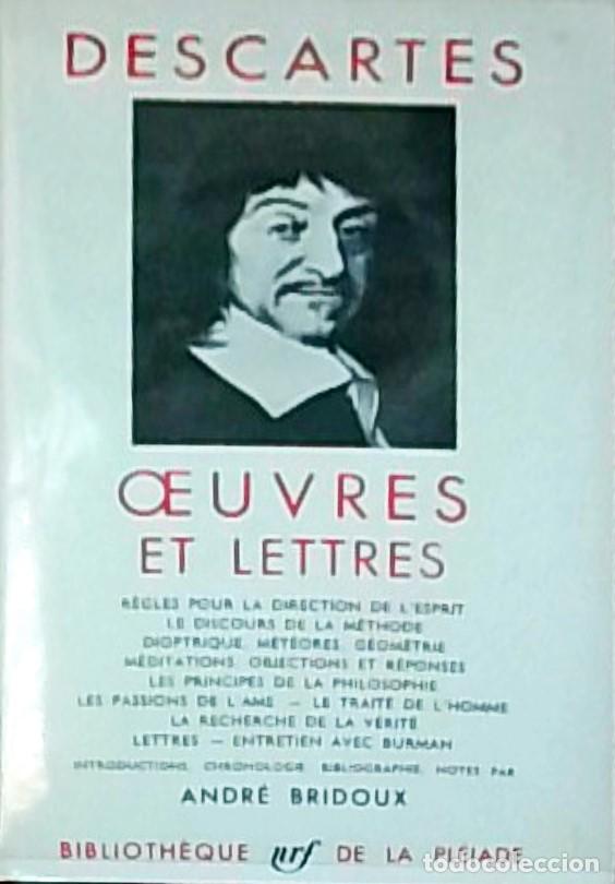 Libri di seconda mano: Oeuvres et lettres. Introductions, chronologie, bibliographie, notes par ... - DESCARTES - BRIDOUX,