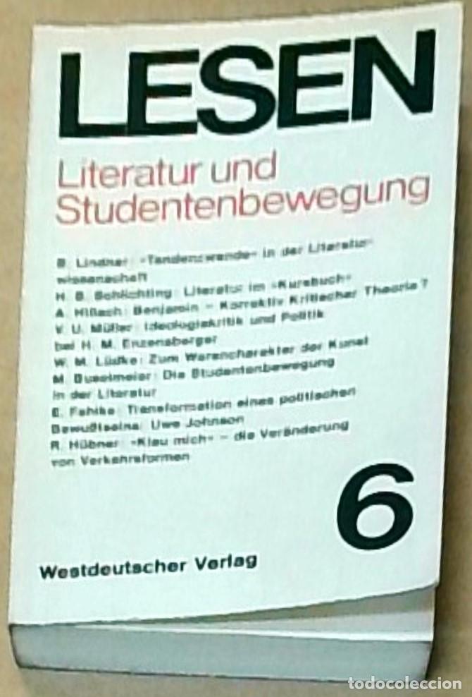 B&uuml;cher: Lesen 6. Literatur und Studenbewegung - ZWISCHENBILANZ, Eine - AA.VV.: