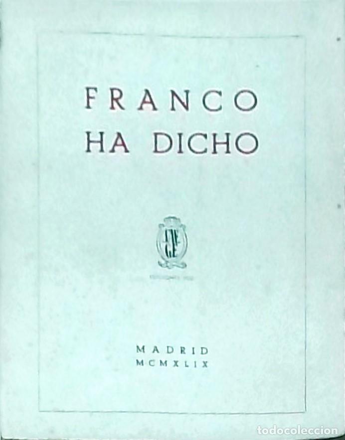 Libri di seconda mano: Franco ha dicho. 2&ordf; adici&oacute;n - AA. VV.:
