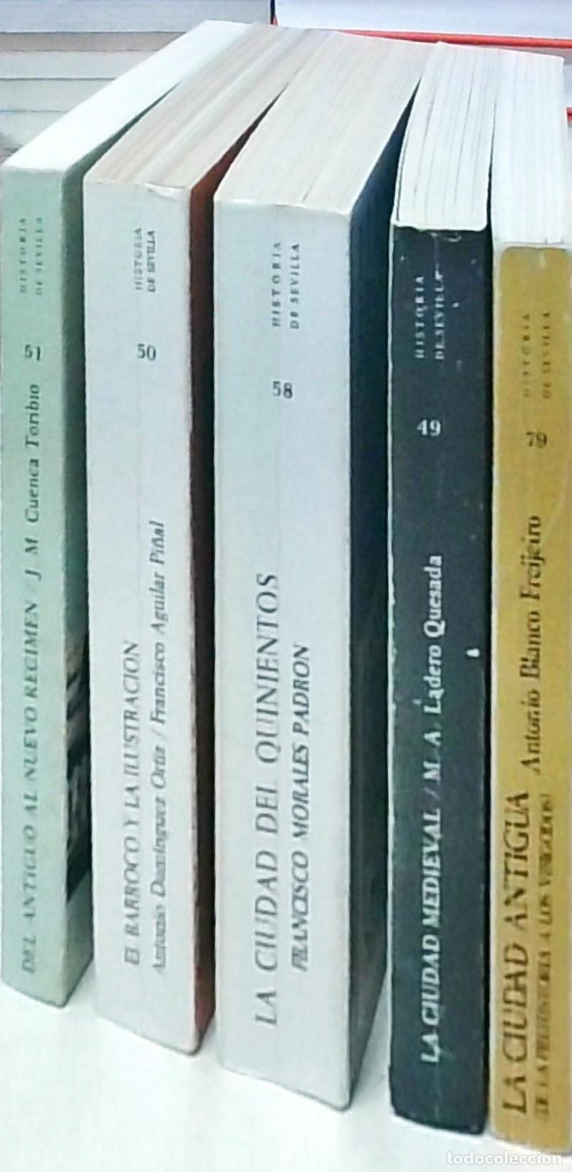 Libri di seconda mano: Historia de Sevilla. 5 TOMOS. Tomo I: La ciudad antigua (De la prehistoria a los visigodos). Tomo II