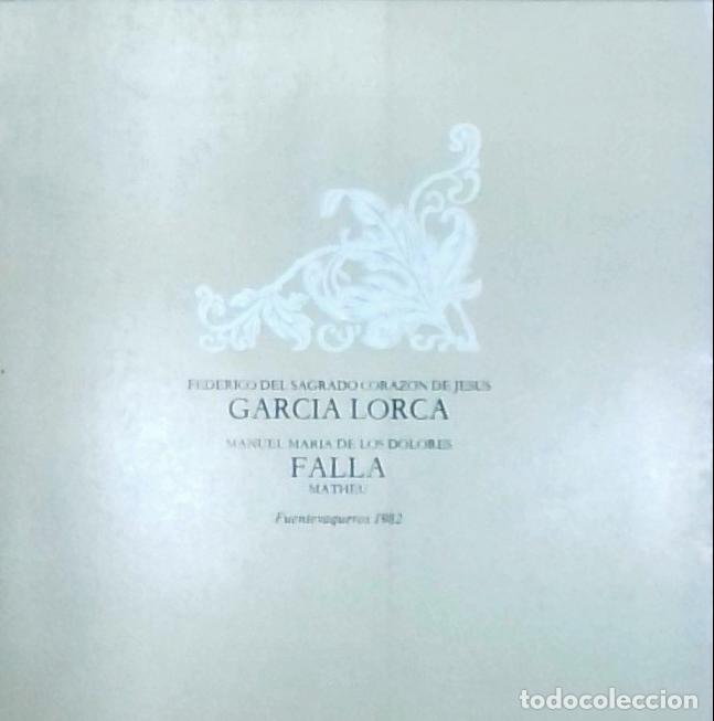 Libros: Federico del Sagrado Corzar&oacute;n de Jes&uacute;s Garc&iacute;a Lorca. Manuel Mar&iacute;a de los Dolores Fala Matheu: fuente