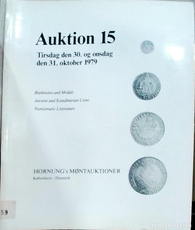 Libri di seconda mano: Hornung's Montauktioner: auktion 15, Tirsdag den 30 og onsdag den 31 oktober - CAT&Aacute;LOGO: